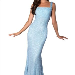 Scala Prom Dress Ice Blue